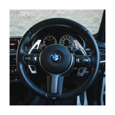 BMW Paddle Shift Extensions (F-Series Models) – Silver Aluminum Performance Upgrade