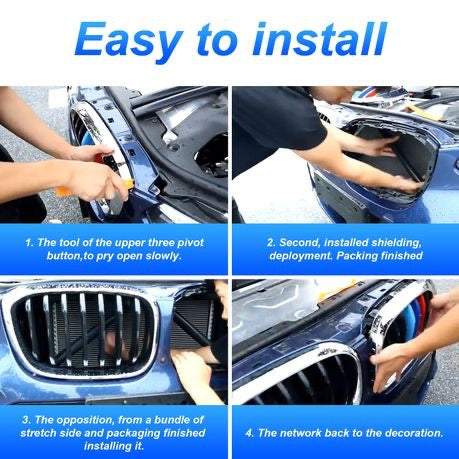 White V Brace decorative ABS Plastic Cover suitable for BMW (Non-Original)