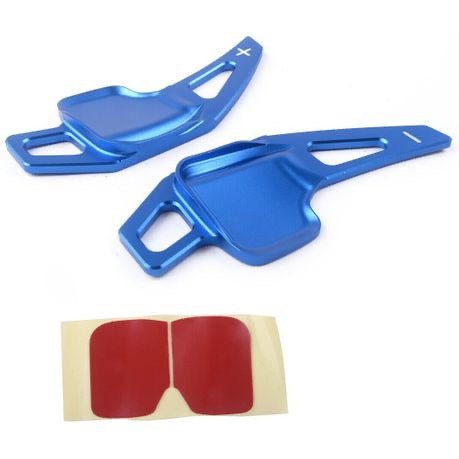 Premium Alloy Paddle Shifter Extensions - Blue Compatible with BMW