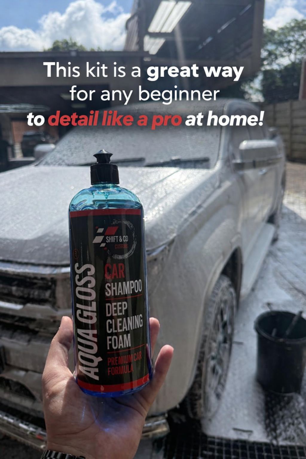 Car Detailing Bucket Kit
