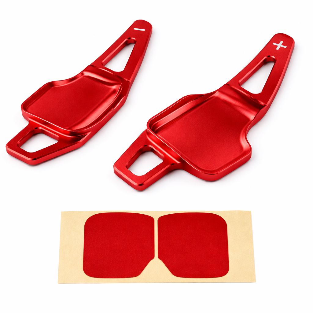 BMW Paddle Shift Extensions (F-Series Models) – Red Aluminum Performance Upgrade